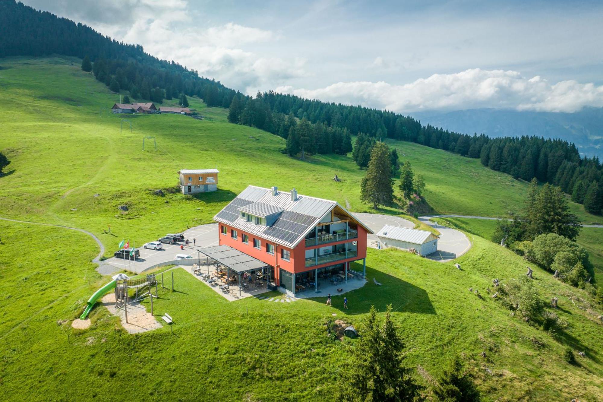 Hotel Restaurant Berghaus Malbun Buchserberg 布克斯 外观 照片